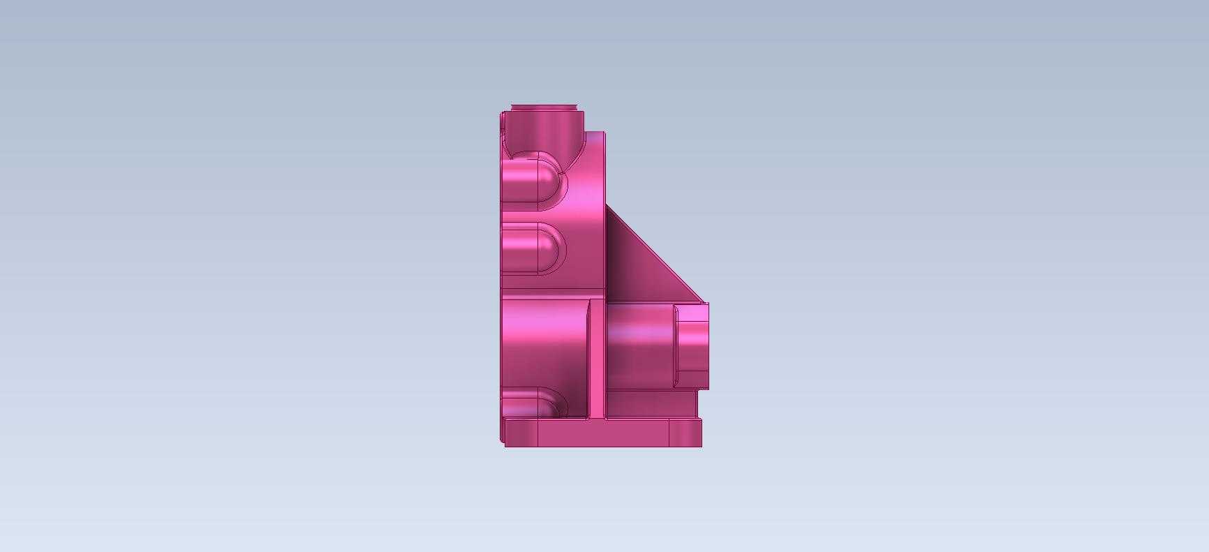 3D CAD基本锻炼/偏心活塞泵/齿轮泵车身/孟加拉邦/bomba de Engranes/autodesk Inventor Pro