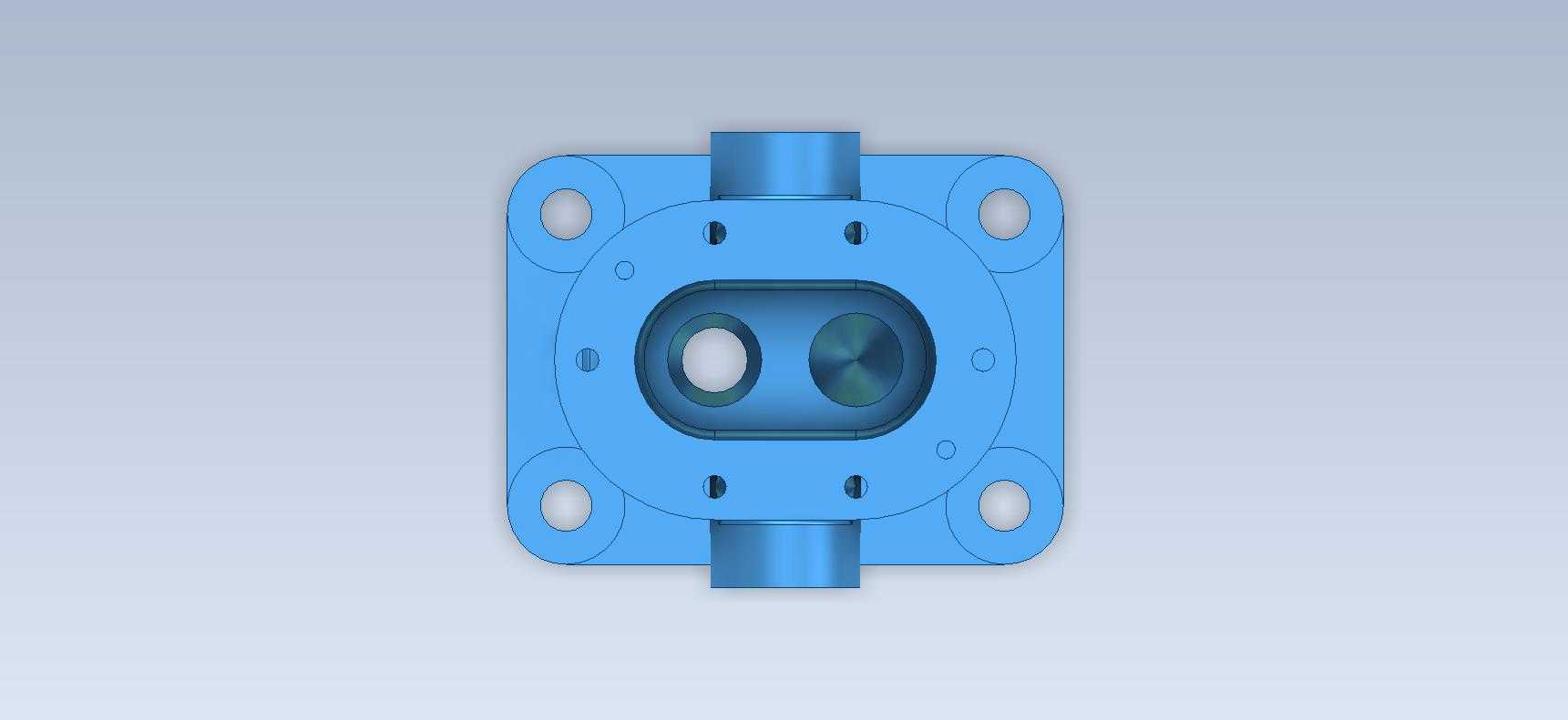 3D CAD基本锻炼/泵身体部位/Cuerpo de Bomba/Autodesk Inventor Pro