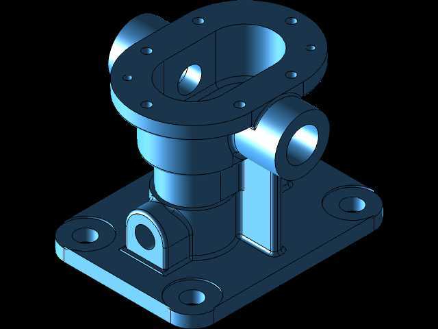 3D CAD基本锻炼/泵身体部位/Cuerpo de Bomba/Autodesk Inventor Pro