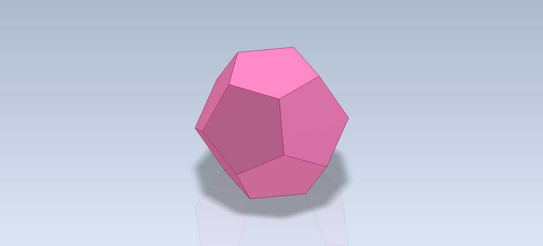 3D CAD基本练习/DodeCahedron/Dodecaedro/Autodesk Inventor Pro