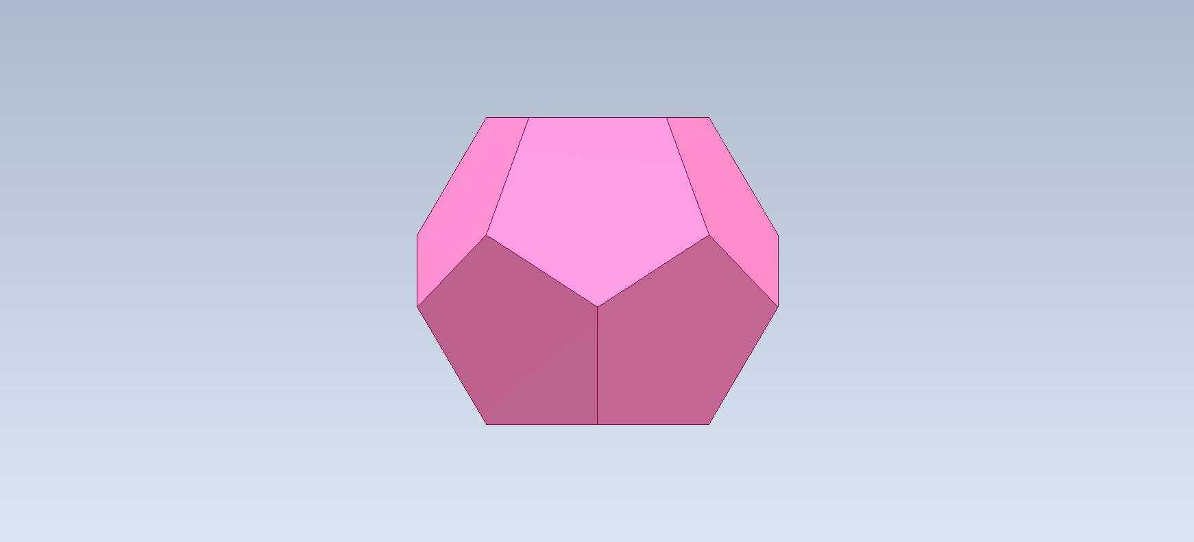 3D CAD基本练习/DodeCahedron/Dodecaedro/Autodesk Inventor Pro