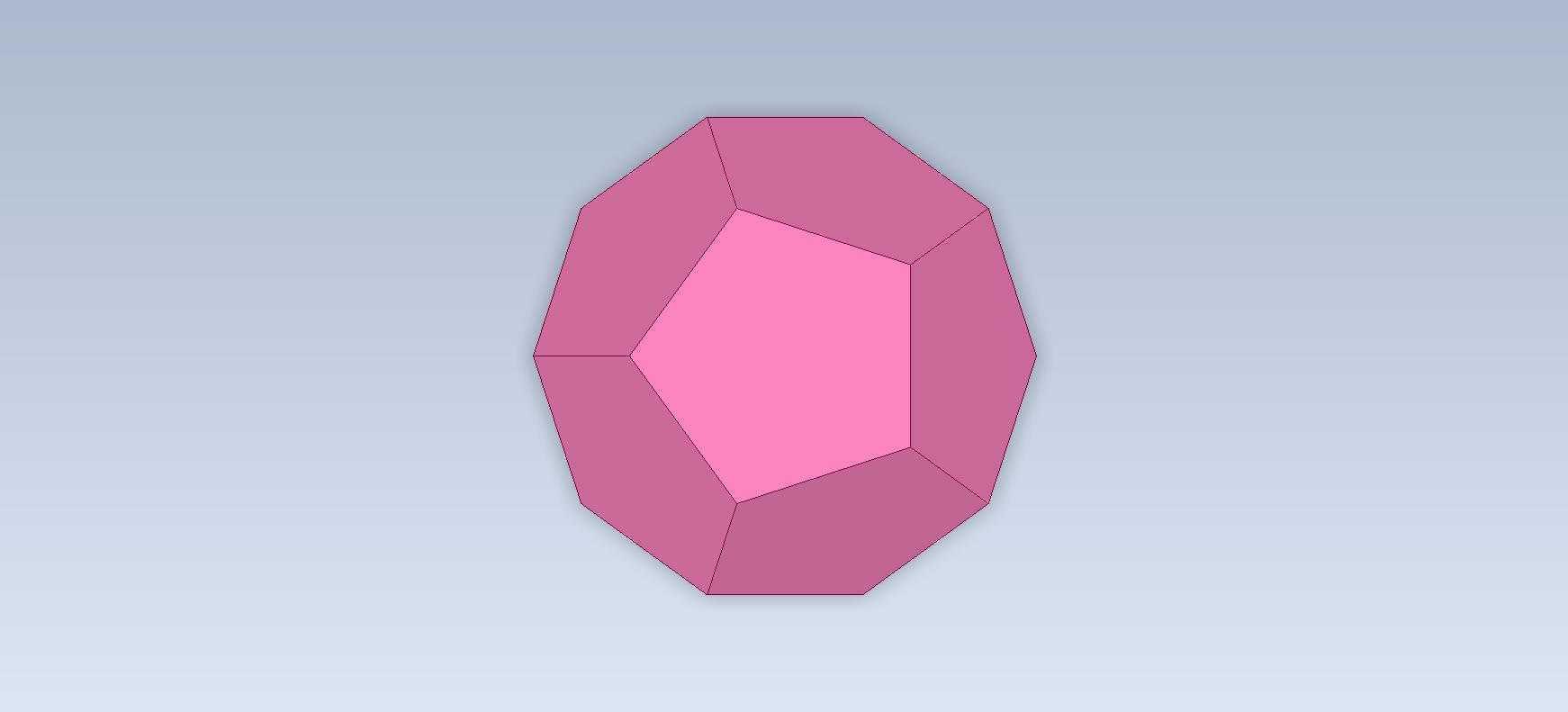 3D CAD基本练习/DodeCahedron/Dodecaedro/Autodesk Inventor Pro