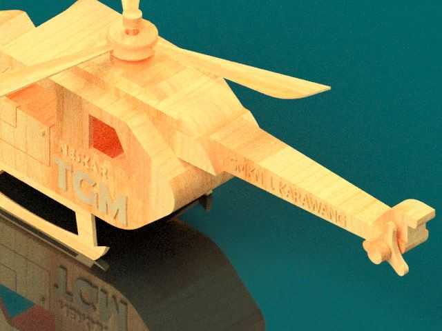  Helikopter Wood 