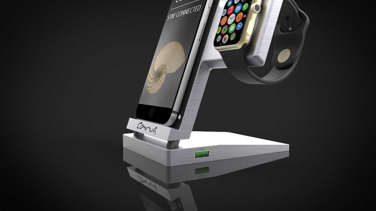 Carus iPhone并观看Dock