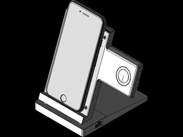 Carus iPhone并观看Dock