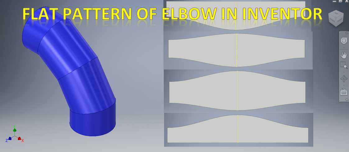 Autodesk Inventor 中的弯头平面图 || Inventor 钣金教程 || Inventor 教程