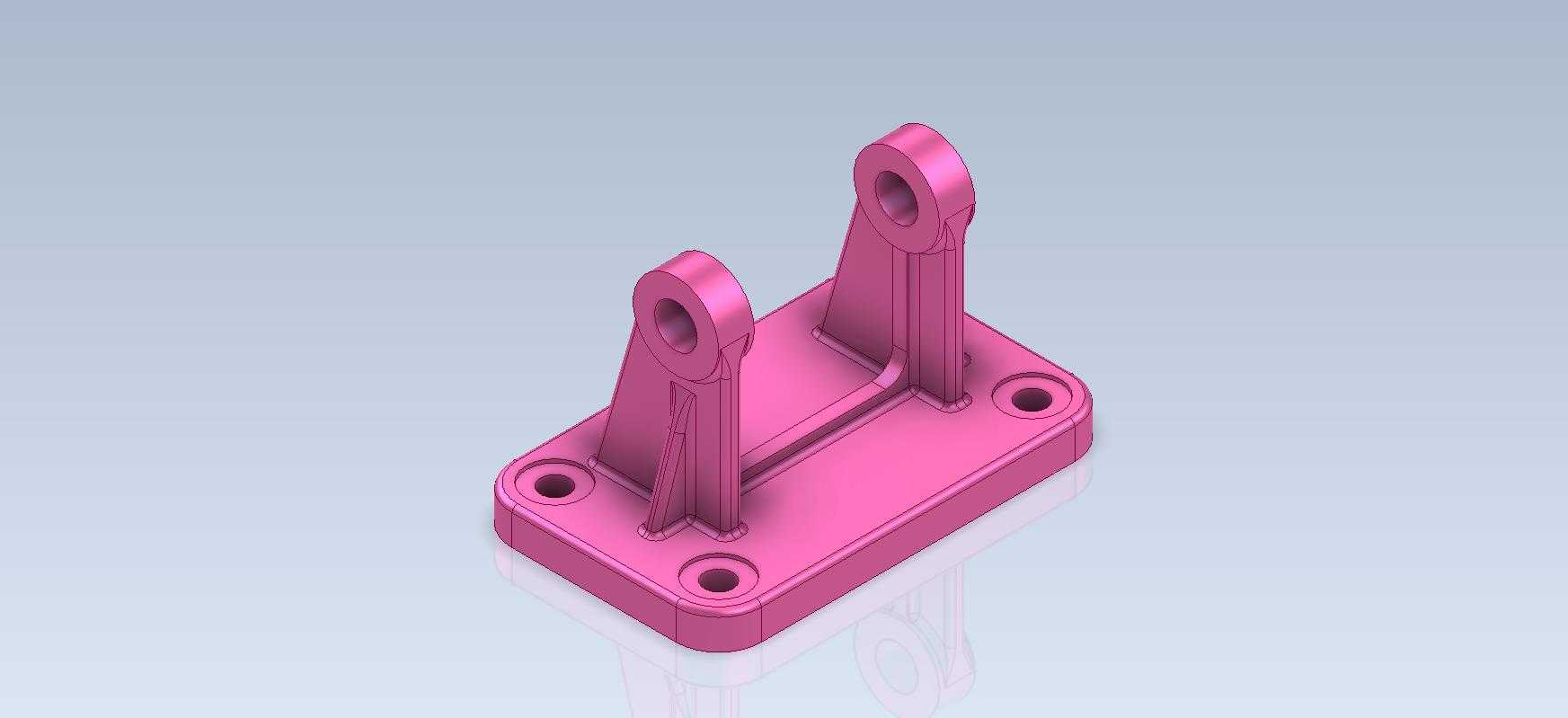 3D CAD 基础练习/支架/支持/Autodesk Inventor Pro