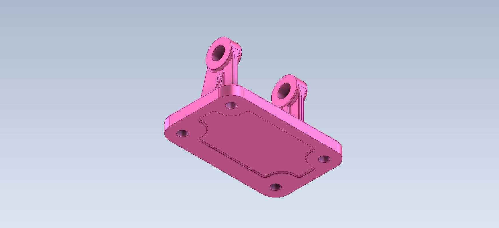 3D CAD 基础练习/支架/支持/Autodesk Inventor Pro