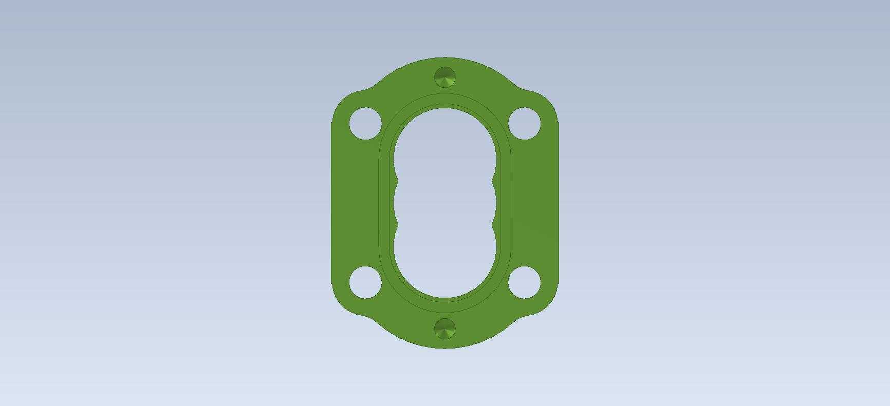 3D CAD基本锻炼/齿轮泵的车身/孟加拉邦雕刻/autodesk Inventor Pro