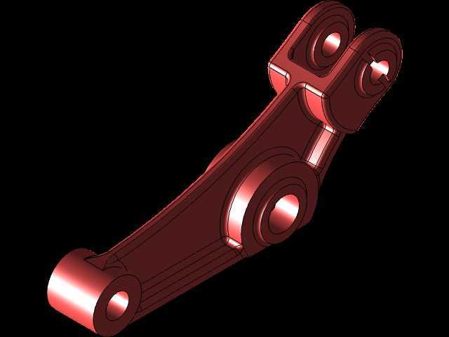 3D CAD基本锻炼/连接杆/Biela/Autodesk Inventor Pro