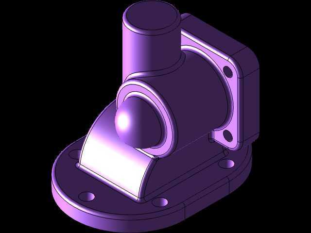 3D CAD基本练习/阀盖/TapaVálvula/Autodesk Inventor Pro