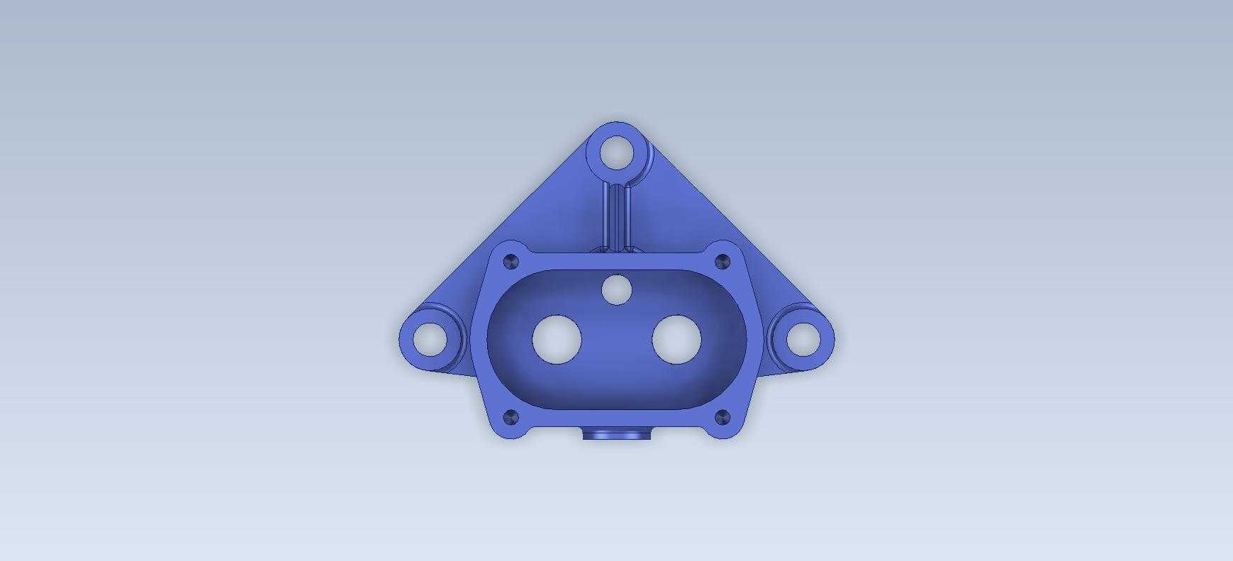 3D CAD基本锻炼/油泵主体/Cuerpo de Bomba de Aceite/Autodesk Inventor Pro