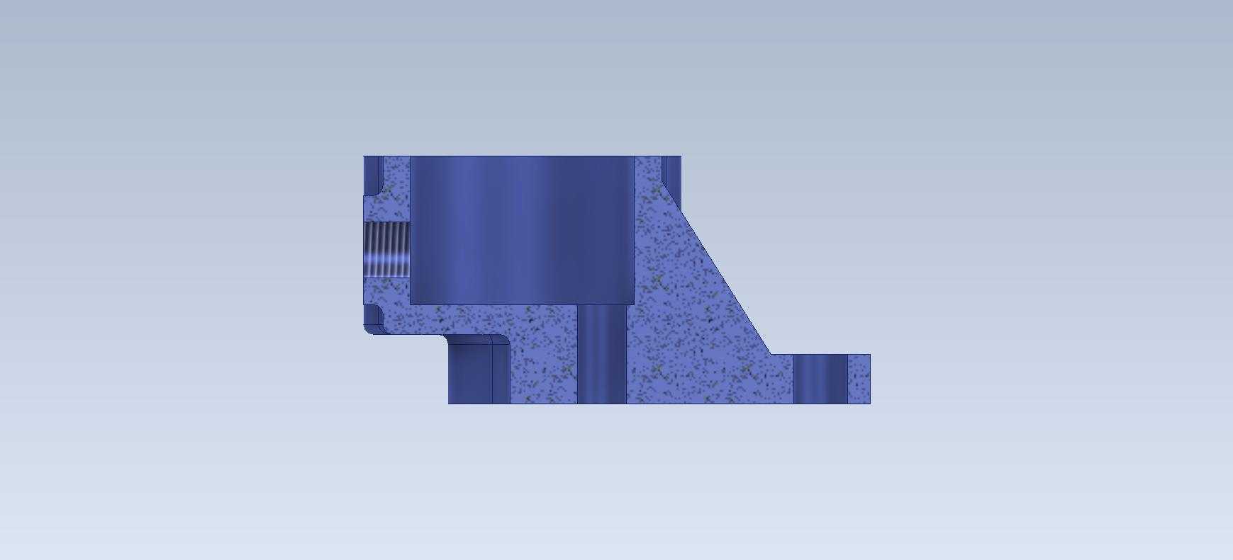 3D CAD基本锻炼/油泵主体/Cuerpo de Bomba de Aceite/Autodesk Inventor Pro
