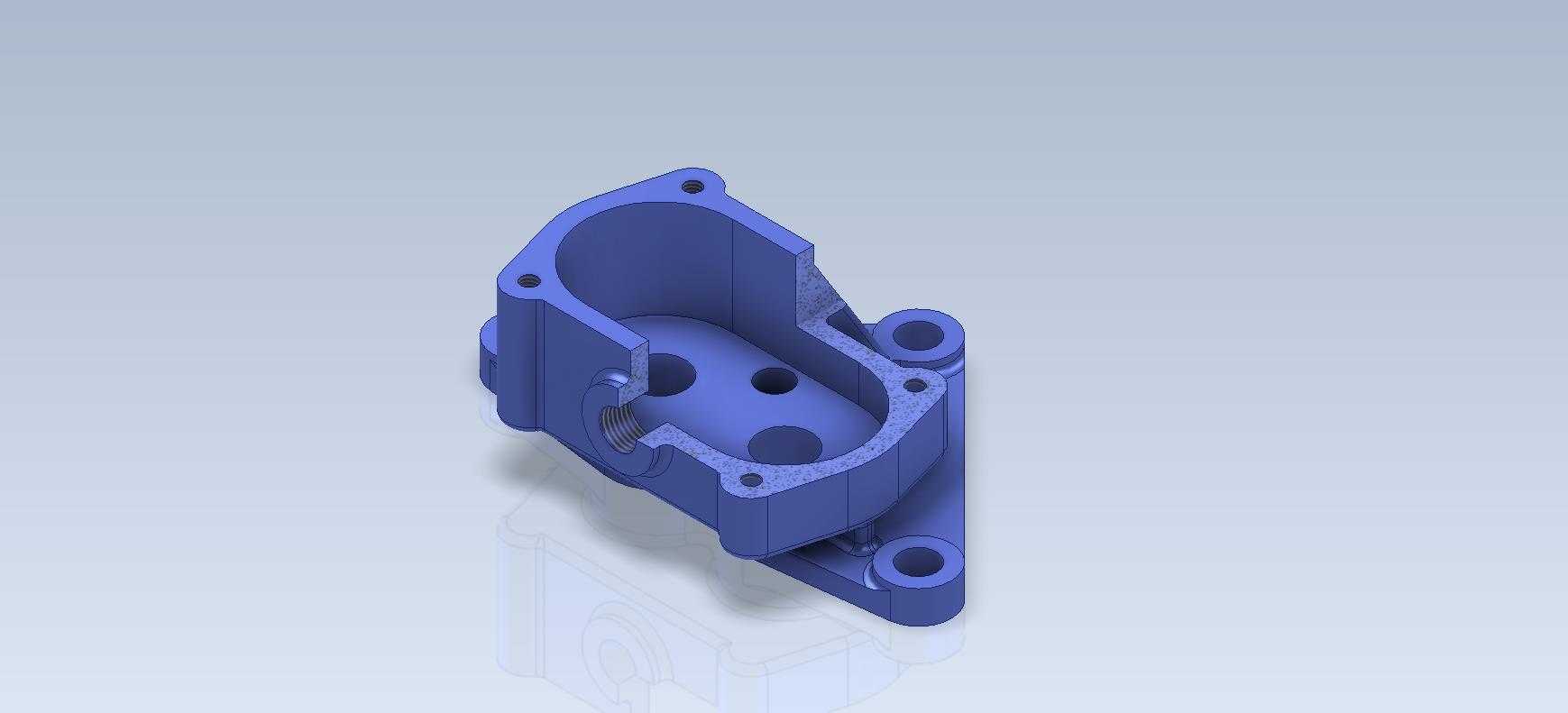 3D CAD基本锻炼/油泵主体/Cuerpo de Bomba de Aceite/Autodesk Inventor Pro