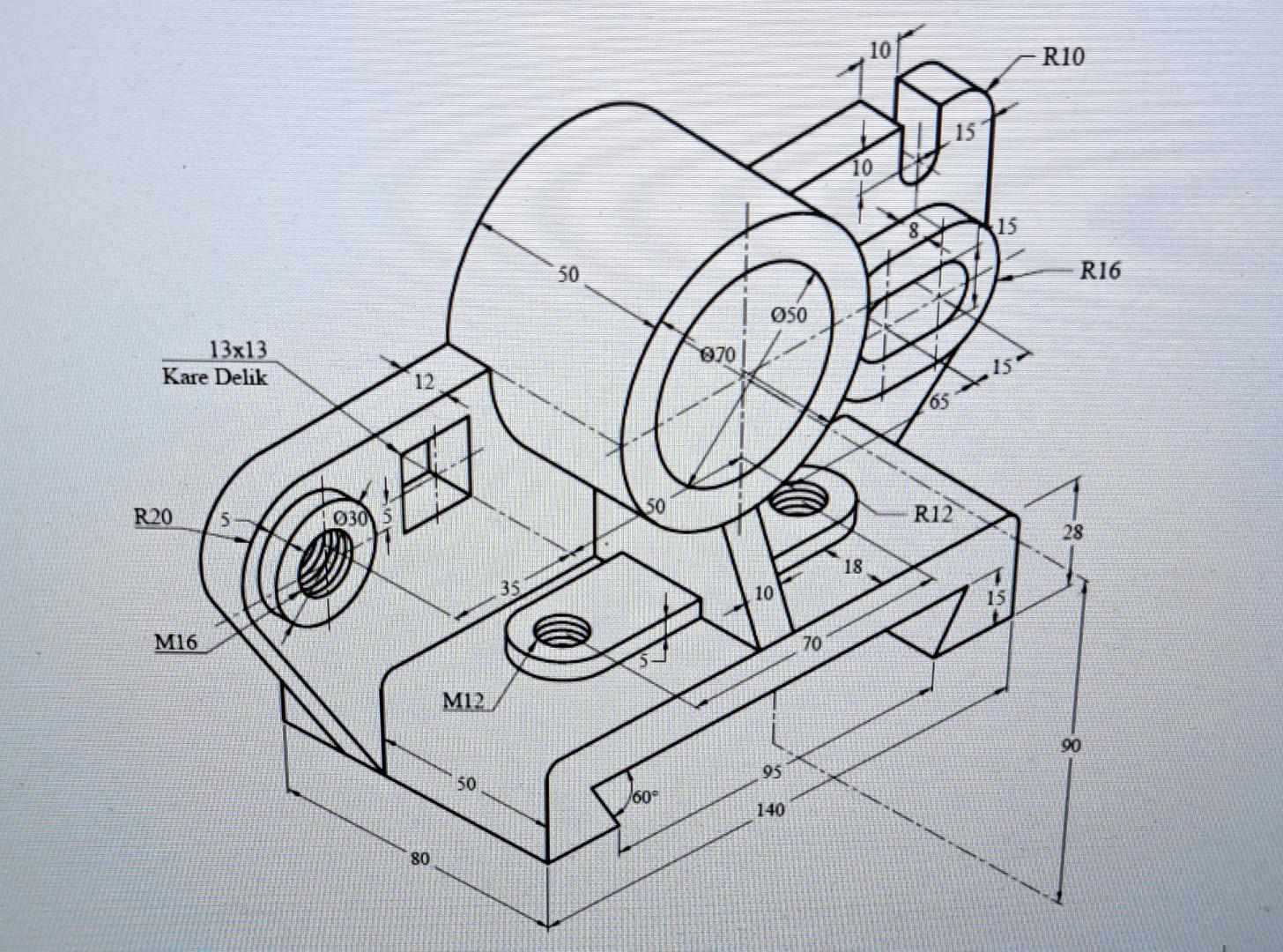 3D CAD基本练习/Autodesk Inventor Pro