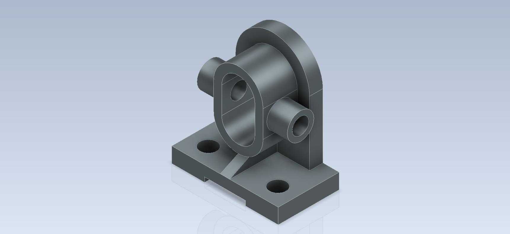 3D CAD 基础练习/Autodesk Inventor Pro