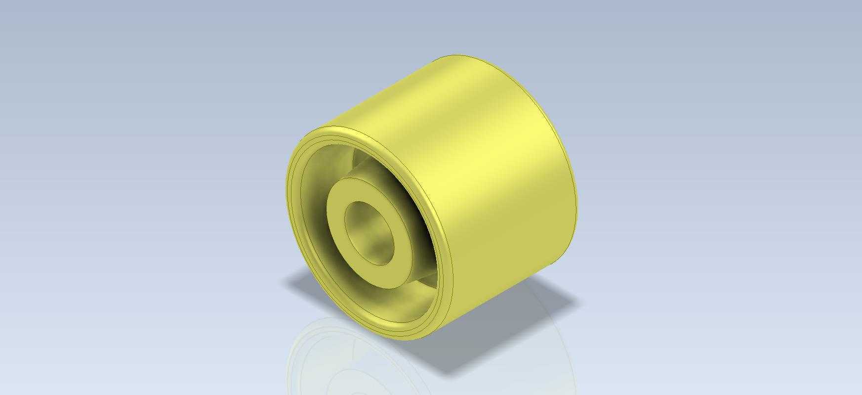 3D CAD基本练习/滑轮滚子/Polea/Autodesk Inventor Pro