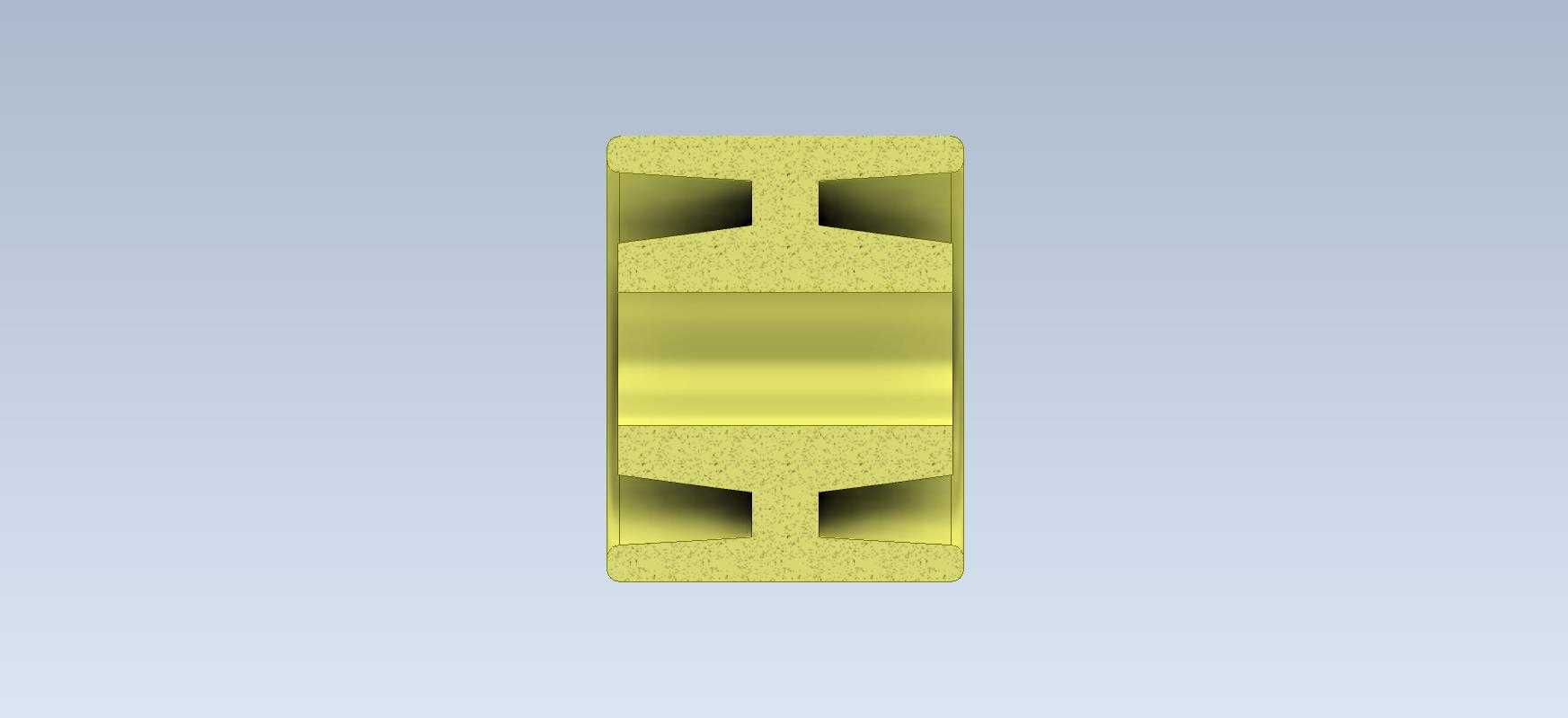 3D CAD基本练习/滑轮滚子/Polea/Autodesk Inventor Pro