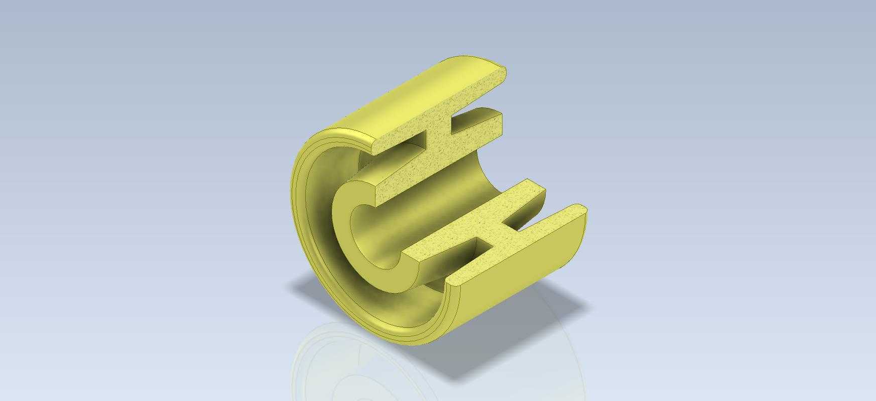 3D CAD基本练习/滑轮滚子/Polea/Autodesk Inventor Pro
