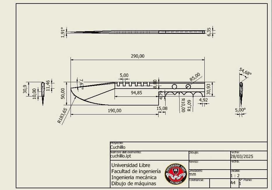  cuchillo de forja��