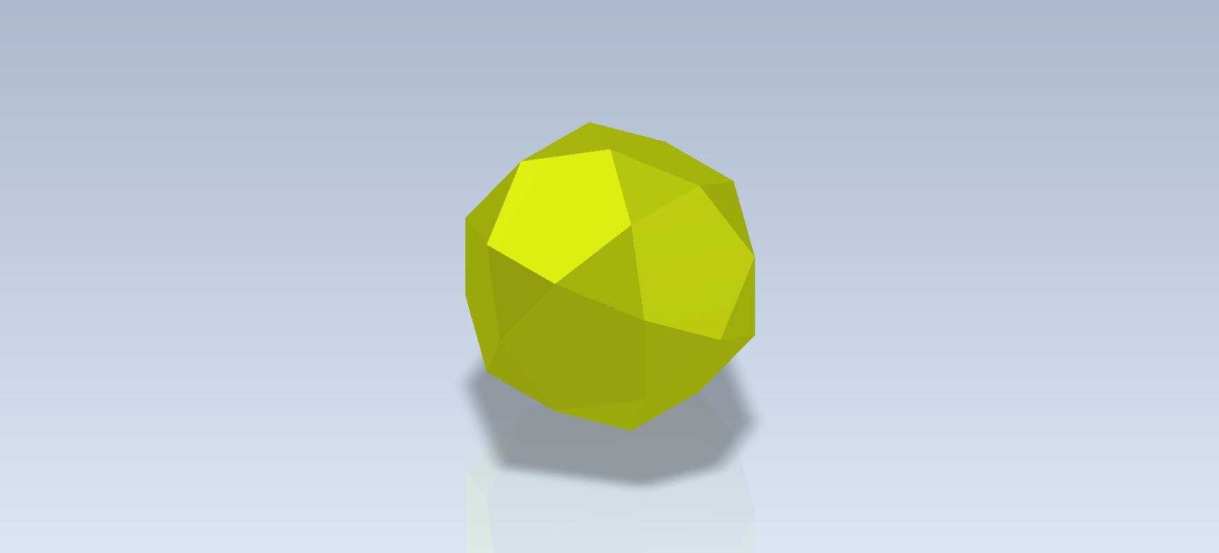 3D CAD基本练习/icosidodecahedron/icosidodecaedro/autodesk Inventor Pro