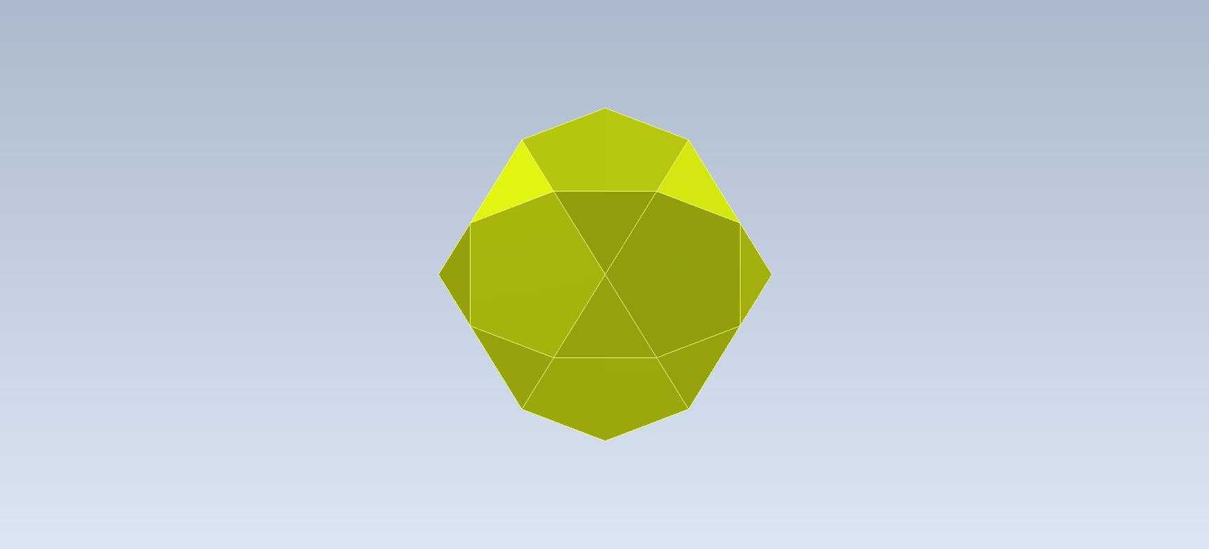 3D CAD基本练习/icosidodecahedron/icosidodecaedro/autodesk Inventor Pro