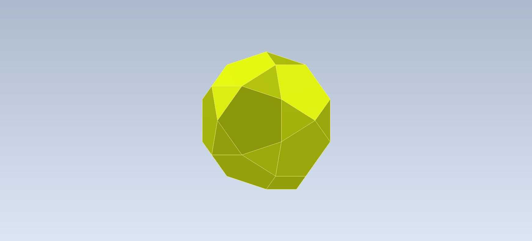 3D CAD基本练习/icosidodecahedron/icosidodecaedro/autodesk Inventor Pro