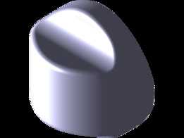 Bouton surfacique catia