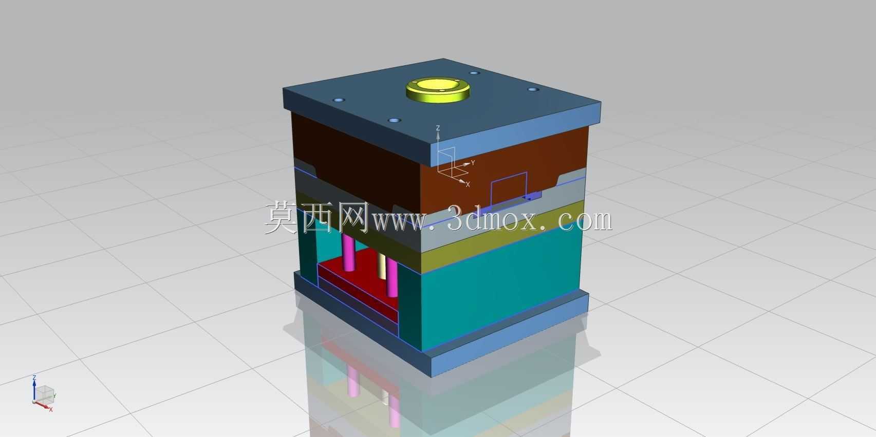 汽车零件的滑块模具