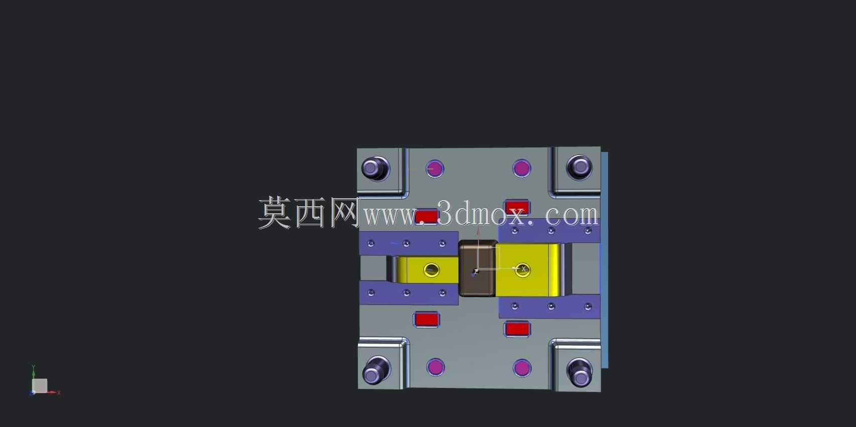 汽车零件的滑块模具