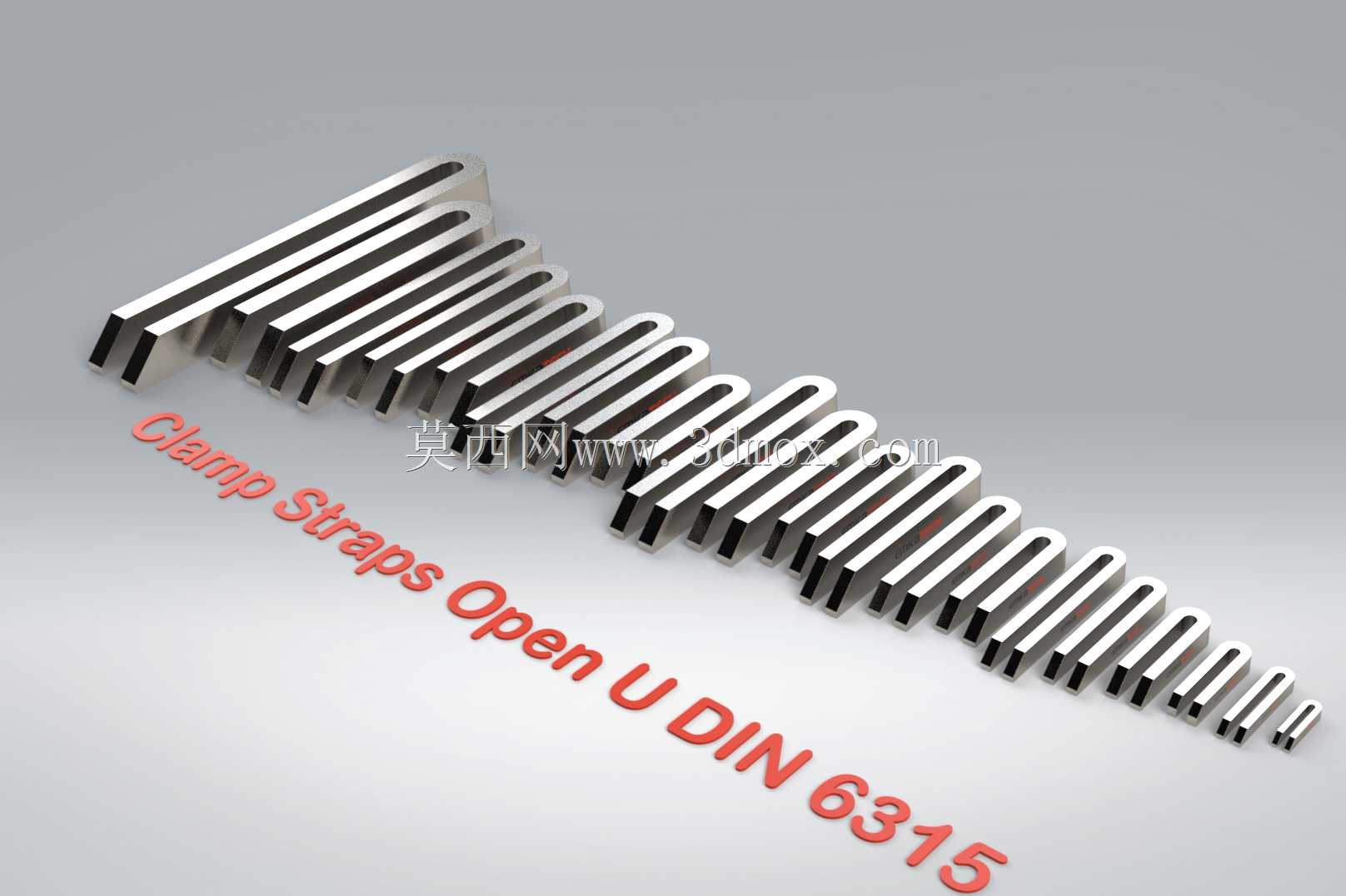 夹紧带打开U DIN 6315