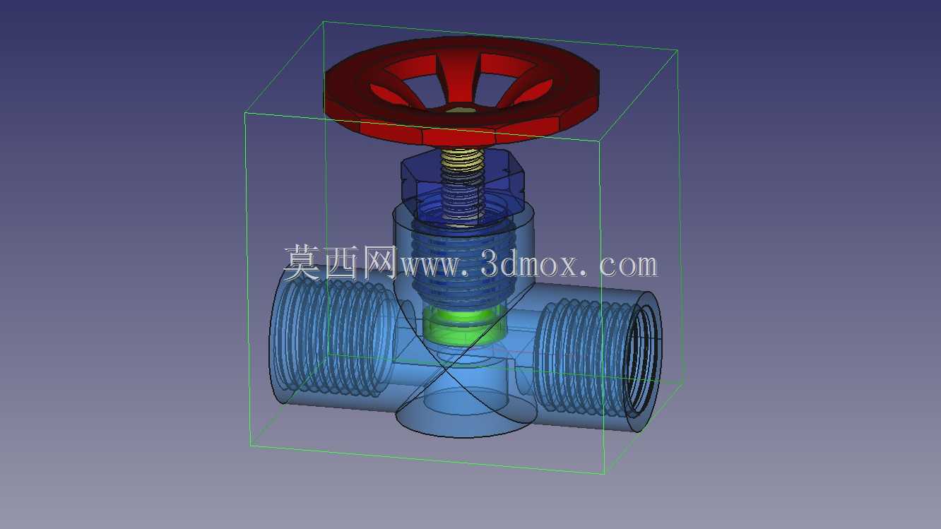 freecad 阀门