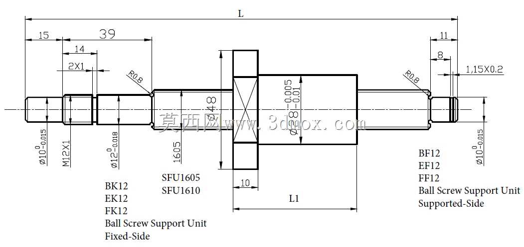  SFU1610���ݶ���Fusion 360�ͺţ� - ���Զ���