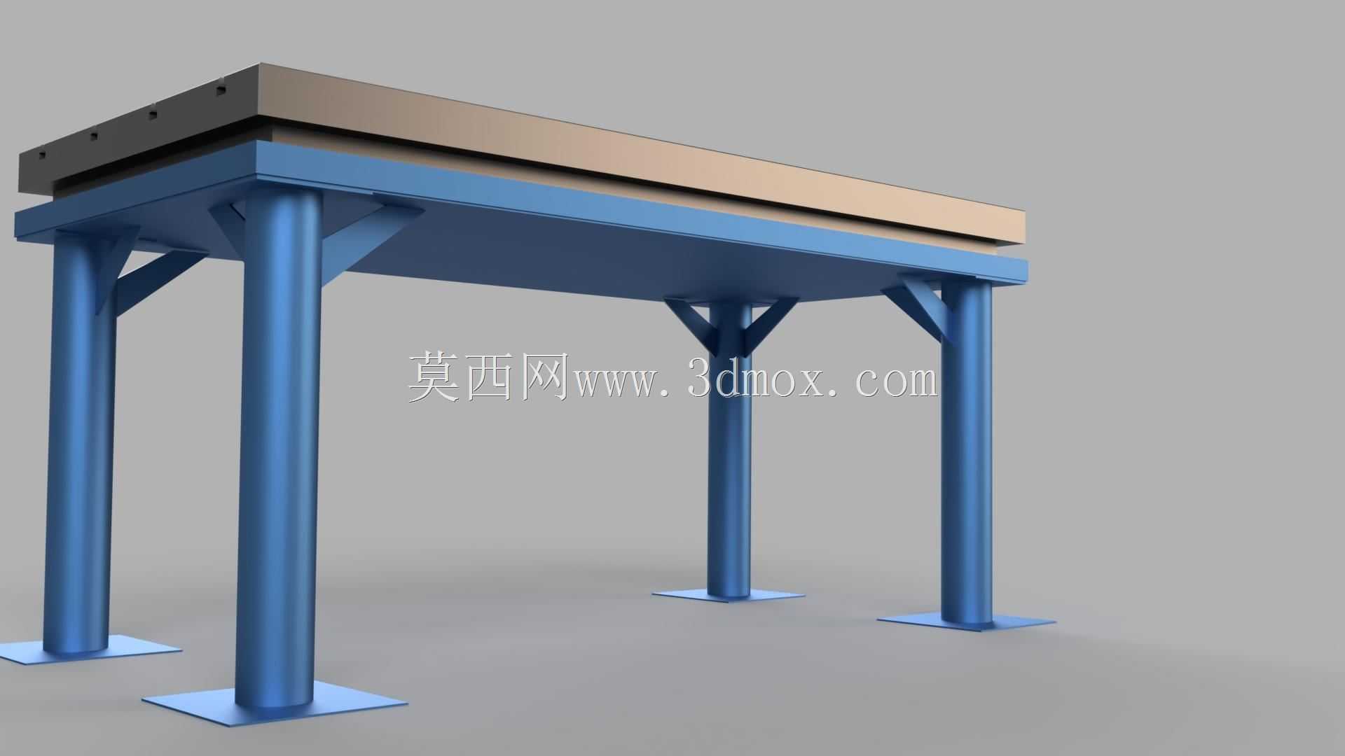 �о� T �Ͳ۹���̨���� 4 �� T �Ͳ������壬2m X 1m
