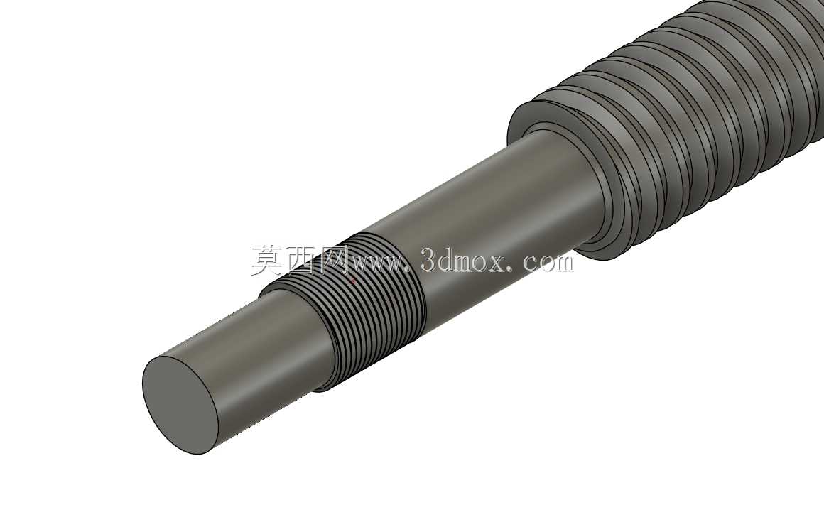 SFU2505球螺钉(Fusion 360型号) - 可自定义
