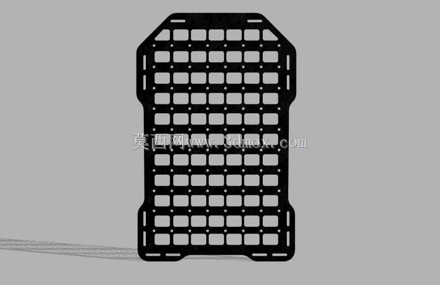 大型 MOLLE 面板可安装在汽车座椅、背包和战术背心的背面。