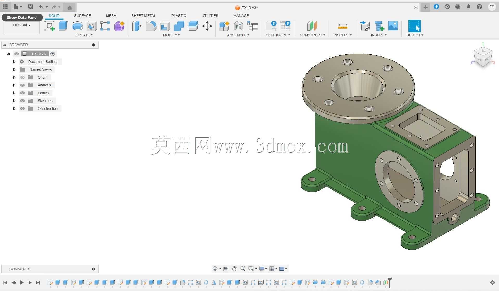 Fusion 360 ��ѧ�߽̳� �C ��ϰ 9���ֲ�ָ�ϣ�| MecDesign Hub