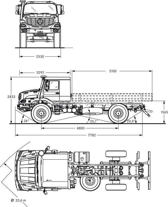 梅赛德斯-奔驰 Zetros 军用 4x4