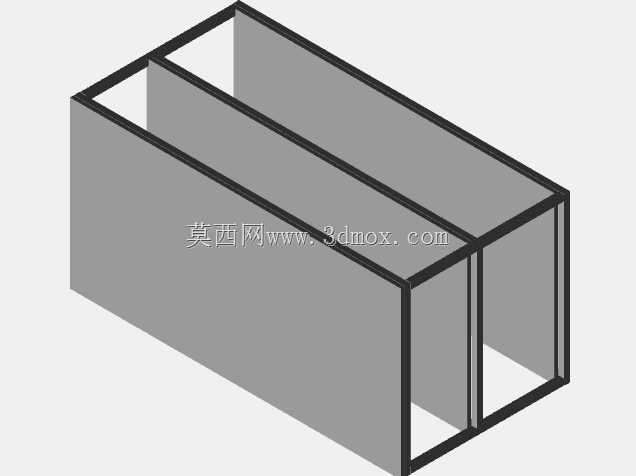 低矮的工业展示桌