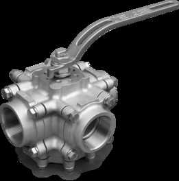 定向多通孔 CL 300 - VED - VáLVULA ESFERA DIRECIONAL
