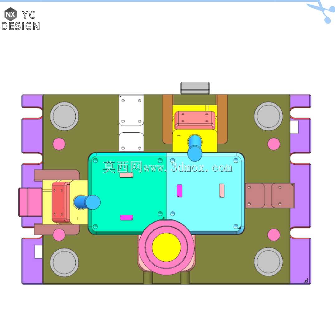1Aluminium铸造模具设计案例(010)多扫描机构