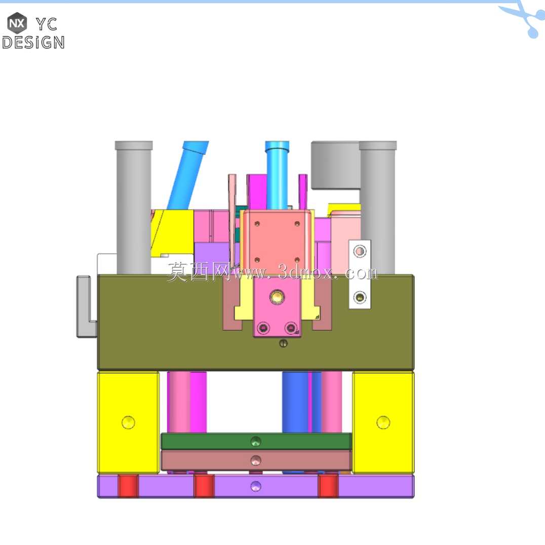 1Aluminium铸造模具设计案例(010)多扫描机构