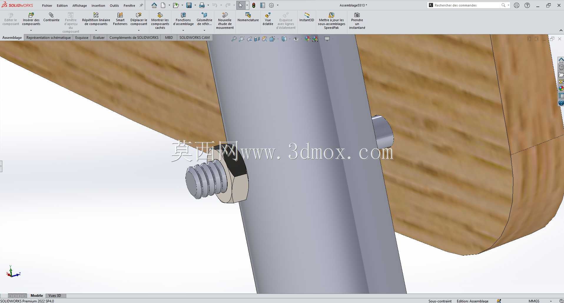 Solidworks 中的椅子