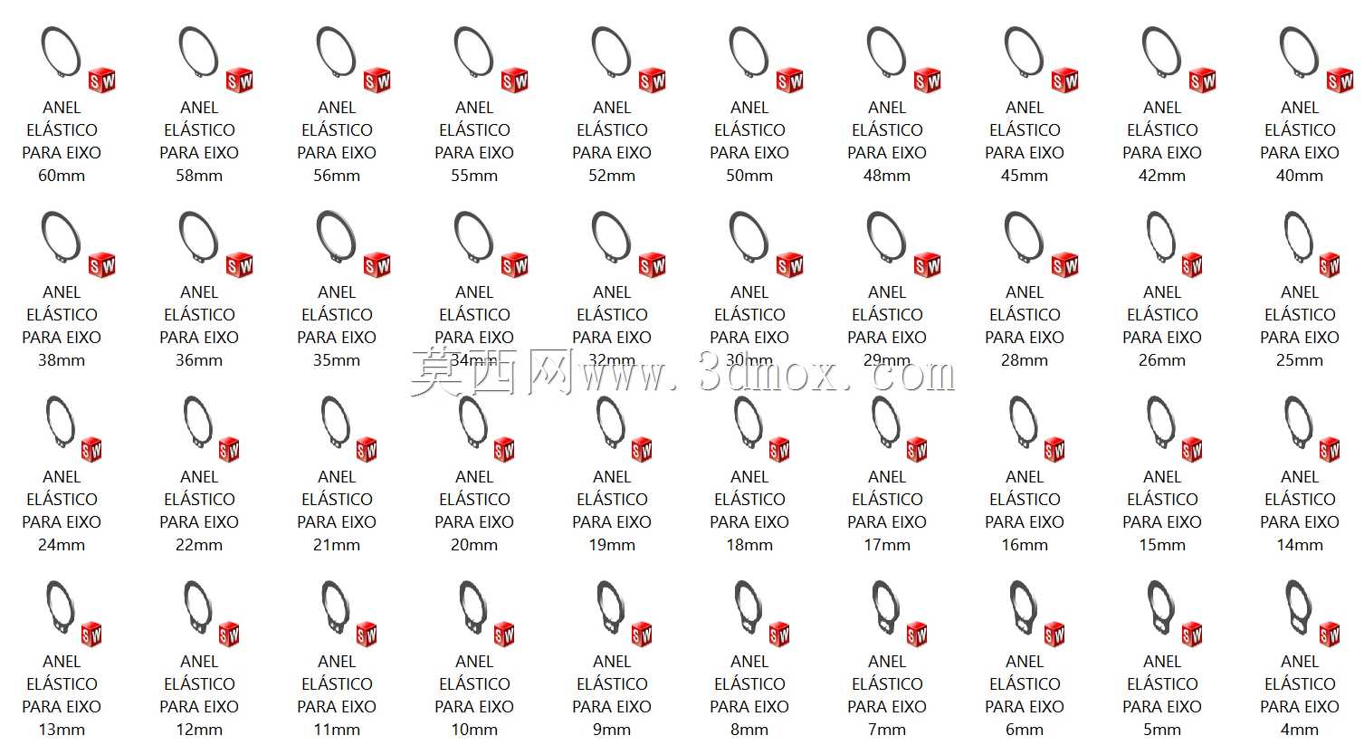 Anel Elastico Din 471(Coclelip Din 471)