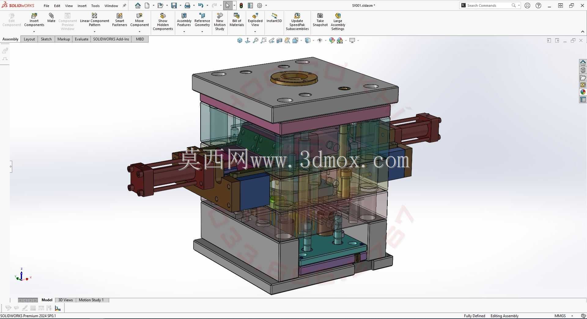 塑料注入模具001