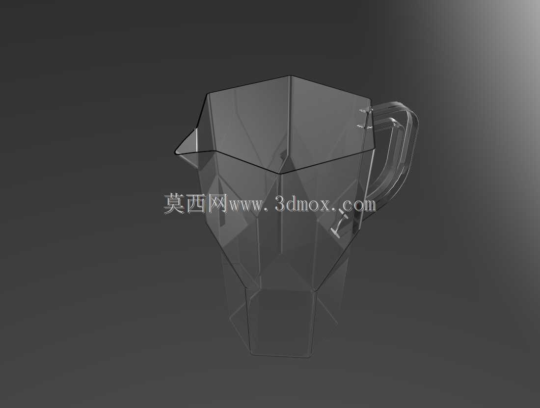 几何形状的 Ayran 水壶模具