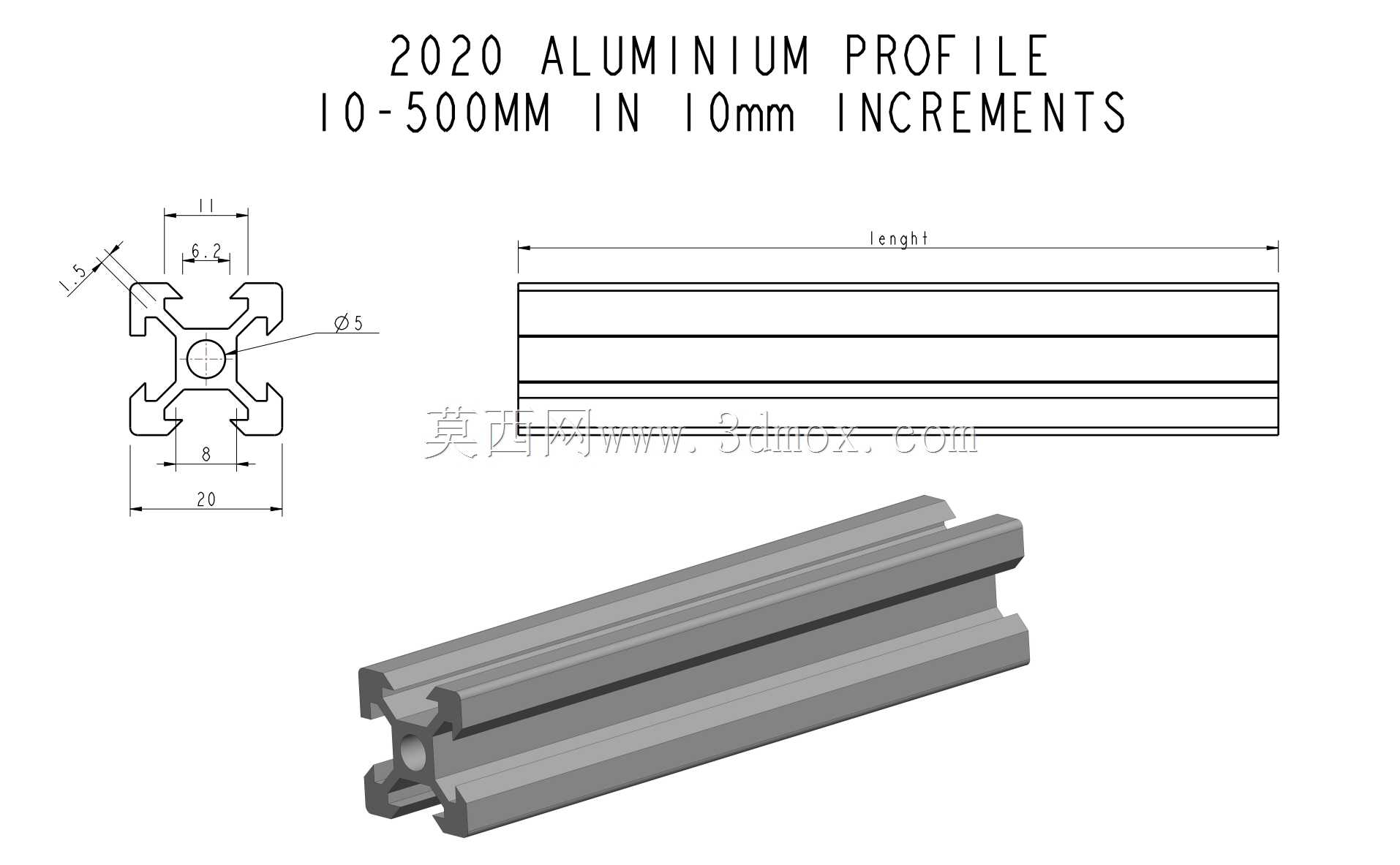 2020������10mm-500mm��10mm����