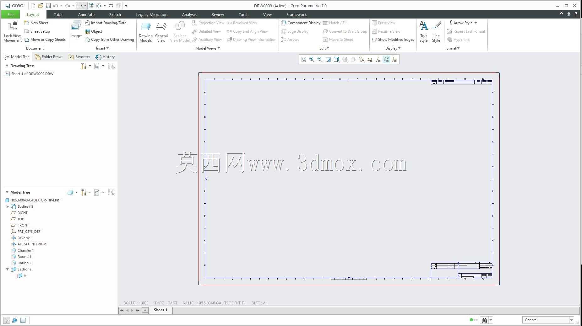 Creo PTC �еľ���ʵ��Ŀ¼ʾ��
