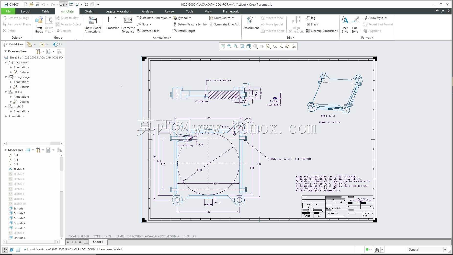 Creo PTC �еľ���ʵ��Ŀ¼ʾ��