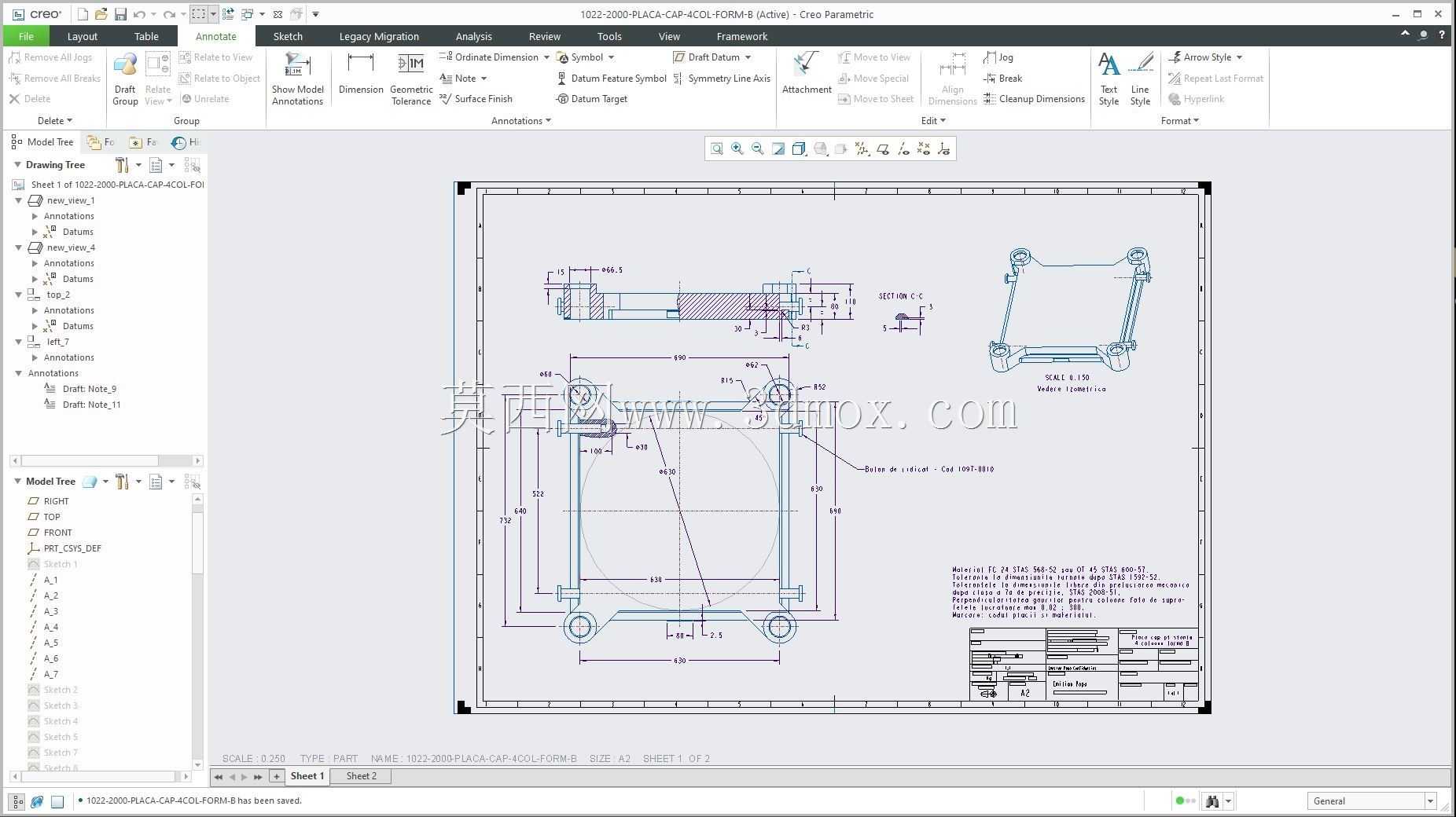 Creo PTC �еľ���ʵ��Ŀ¼ʾ��